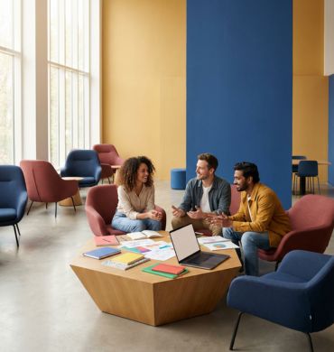 bureau coloré